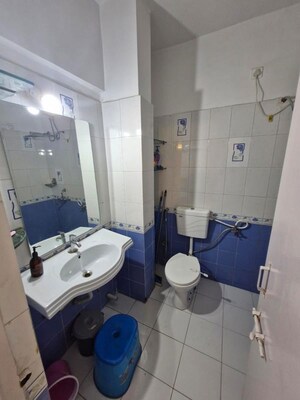 Bathroom in 2 BHK Apartment at Ganga Sarovar, Wadgaon Sheri – for Rent