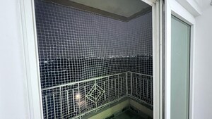 Balcony in 3 BHK Apartment at Migsun Roof, Raj Nagar Extension – for Rent