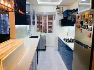 Kitchen in 1 BHK Apartment at Sundervan Crystal CHS, Andheri West – for Sale