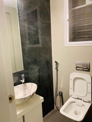 Bathroom in 1 BHK Apartment at Sundervan Crystal CHS, Andheri West – for Sale