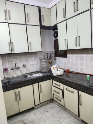 Kitchen in 2 BHK Builder Floor at Malviya Nagar – for Rent