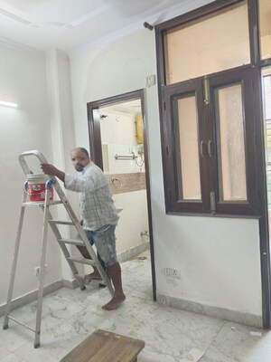 Staircase in 2 BHK Builder Floor at Malviya Nagar – for Rent