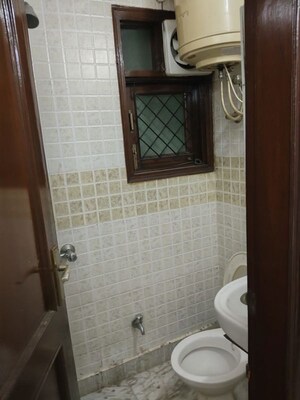 Bathroom in 2 BHK Builder Floor at Malviya Nagar – for Rent