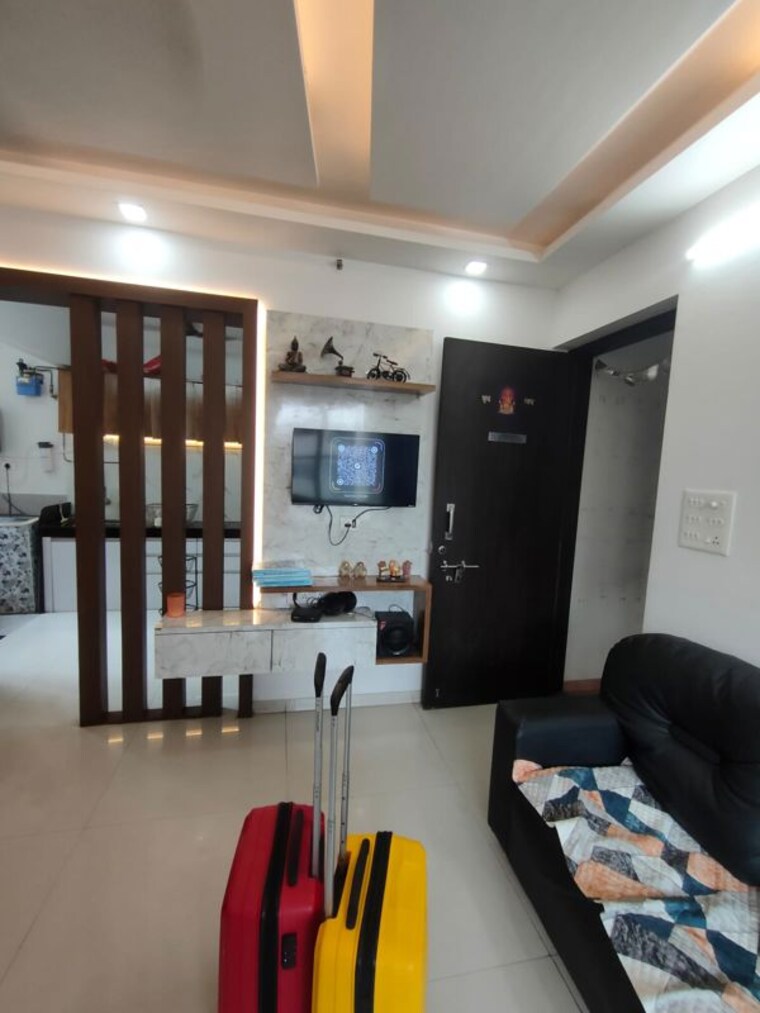Living Room, namrata-life-360 2 Bedroom 622 Sq.Ft. Apartment In Rahatani Pune 10766628