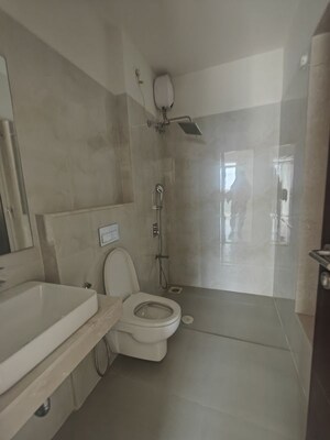 Bathroom in 2 BHK Apartment at L And T Seawoods Residences, Seawoods – for Rent
