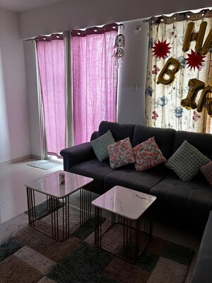 Living Room in 2 BHK Apartment at Guardian Eastern Meadows, Wagholi – for Rent