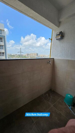 Bathroom in 4 BHK Apartment at Gera World of Joy, Kharadi – for Rent
