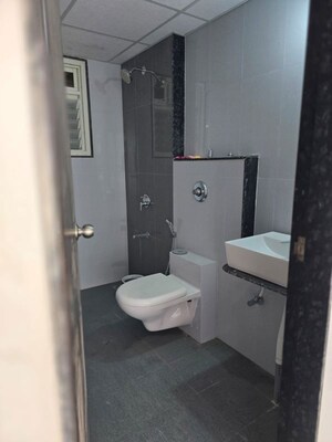 Bathroom in 2 BHK Apartment at Goel Ganga Altus, Kharadi – for Rent
