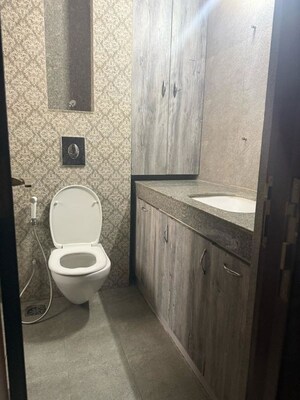 Bathroom in 3 BHK Apartment at Rohtas Plumeria, Gomti Nagar – for Rent