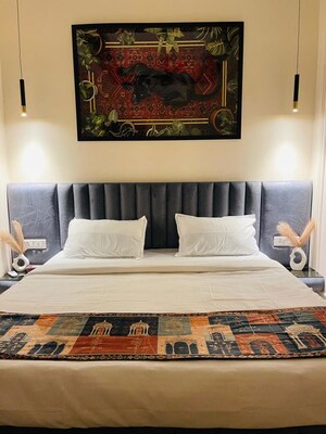 Bedroom in 3 BHK Apartment at Rohtas Plumeria, Gomti Nagar – for Rent
