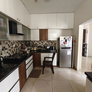 Kitchen in 3.5 BHK Apartment at Prestige Lakeside Habitat, Varthur – for Rent