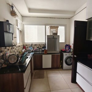 Living Room in 3.5 BHK Apartment at Prestige Lakeside Habitat, Varthur – for Rent
