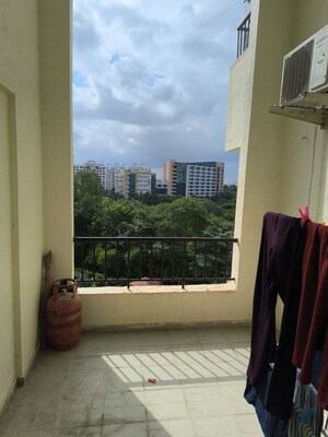 Balcony in 3 BHK Apartment at Kolte Patil Beryl, Kharadi – for Rent
