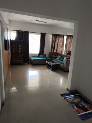 Living Room in 3 BHK Apartment at Kolte Patil Beryl, Kharadi – for Rent