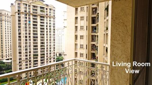Balcony in 3 BHK Apartment at Hiranandani Clayton, Ghodbunder Road – for Sale