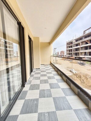 Balcony in 3 BHK Apartment at Green Valley Heights, Dhakoli – for Sale