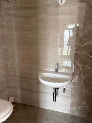 Bathroom in 2 BHK Apartment at Crescent Silverwoods, Powai – for Rent