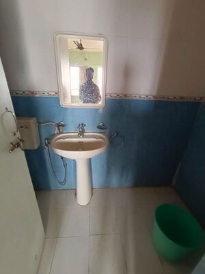 Bathroom in 2 BHK Apartment at Siddhivinayak Shubhashree Residential, Akurdi – for Rent