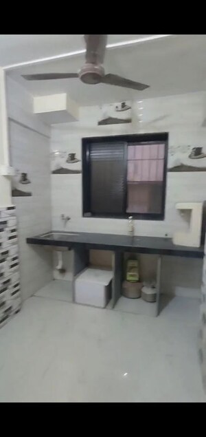 Kitchen in 1 RK Apartment at Purvi Chambers, Vasai West – for Rent