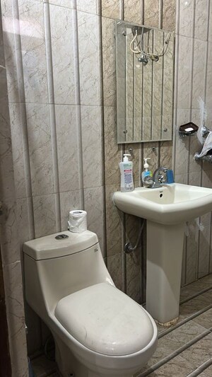 Bathroom in 2 BHK Apartment at Motia Citi Royal Business Park, Ambala Highway – for Rent