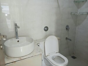Bathroom in 3 BHK Apartment at Veer Mahal CHS, Lalbaug – for Rent