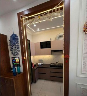 Kitchen in 3 BHK Apartment at Maya Green Lotus Utsav, International Airport Road – for Rent