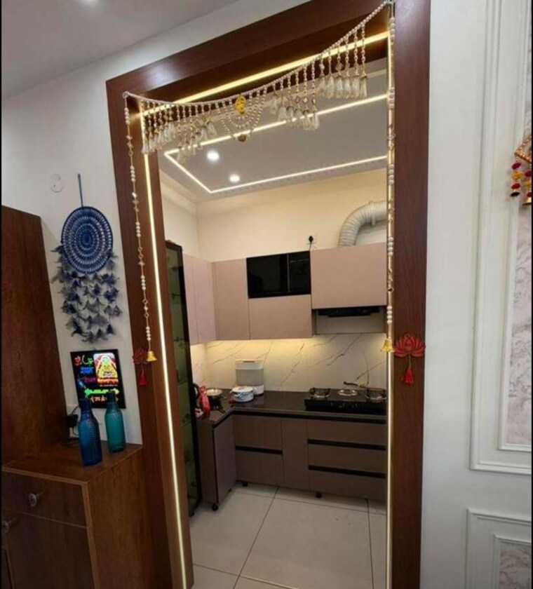 Kitchen, maya-green-lotus-utsav 3 Bedroom 2100 Sq.Ft. Apartment In International Airport Road Zirakpur 10767144