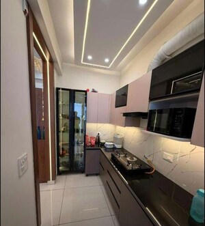 Kitchen in 3 BHK Apartment at Maya Green Lotus Utsav, International Airport Road – for Rent