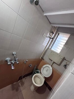 Bathroom in 2 BHK Apartment at Palazzio CHS, Powai – for Rent