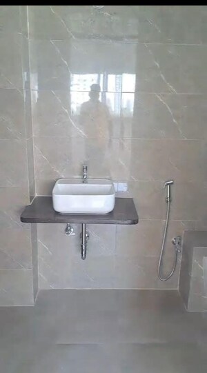 Bathroom in 3 BHK Apartment at Majestique Towers, Kharadi – for Rent