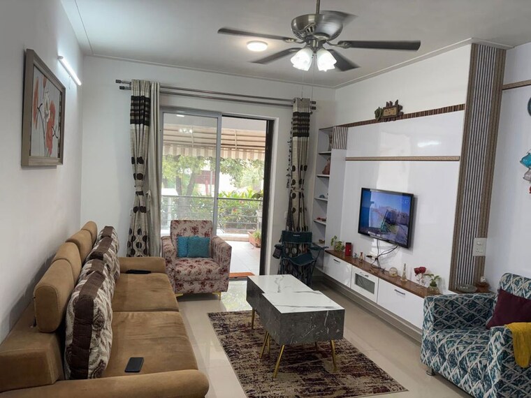 Living Room, lunkad-amazon 2 Bedroom 1160 Sq.Ft. Apartment In Viman Nagar Pune 10767189