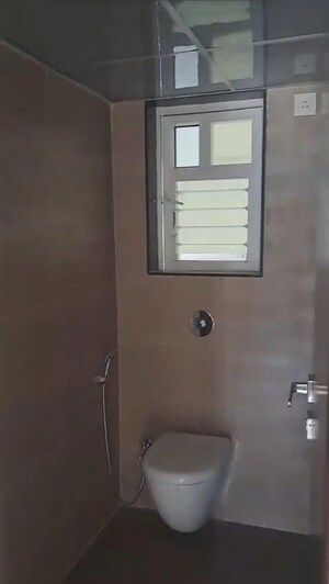 Bathroom in 3 BHK Apartment at Ganga Arcadia, Kharadi – for Rent