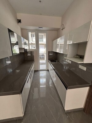Kitchen in 3 BHK Builder Floor at M3M Antalya Hills, Sector 79 – for Rent