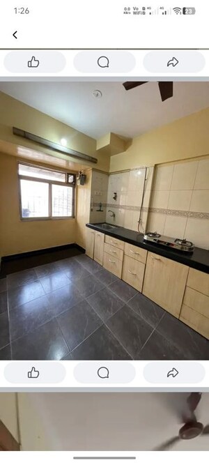 Kitchen in 2 BHK Apartment at Galaxy Heights, Goregaon West – for Rent