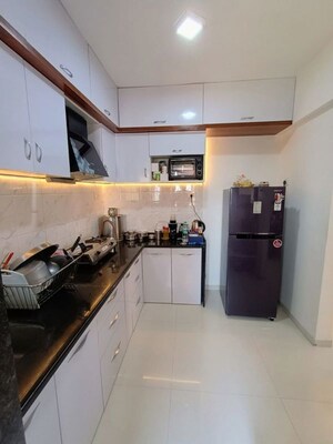 Kitchen in 2 BHK Apartment at Pristine Allure, Kharadi – for Rent
