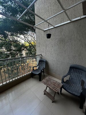 Balcony in 2 BHK Apartment at Gulmohar Queenstown, Kharadi – for Rent