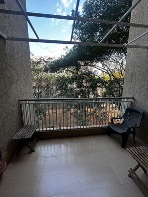 Balcony in 2 BHK Apartment at Gulmohar Queenstown, Kharadi – for Rent
