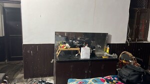 Kitchen in 1 RK Builder Floor at RWA Apartments Sector 50, Sector 50 – for Rent