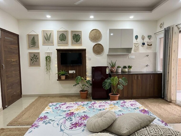 Bedroom, huda-sarswati-vihar 1 RK 600 Sq.Ft. Apartment In Sector 28 Gurgaon 10767278