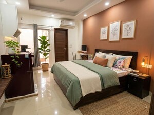 Bedroom in 1 RK Apartment at Huda Sarswati Vihar, Sector 28 – for Rent