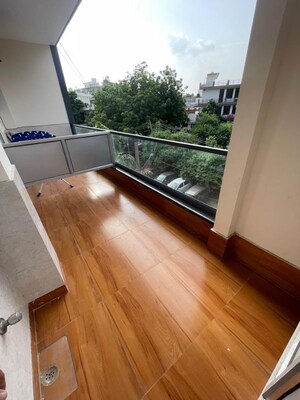 Balcony in 1 RK Apartment at Huda Sarswati Vihar, Sector 28 – for Rent