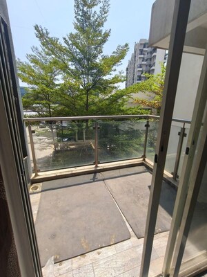 Balcony in 2 BHK Apartment at Darode Q Homes, Kharadi – for Rent