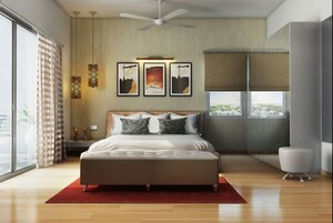 Bedroom in 2 BHK Apartment at Brigade Northridge, Kogilu Road – for Rent