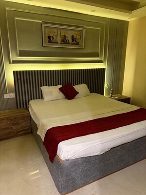 Bedroom in 3 BHK Builder Floor at Freedom Fighters Vihar – for Rent