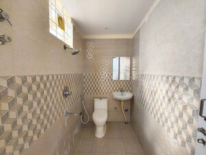 Bathroom in 2 BHK Builder Floor at Shree Lakshmi Grand, Koramangala – for Rent