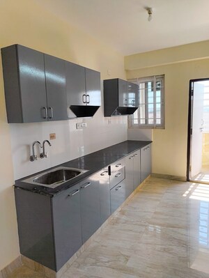 Kitchen in 2 BHK Builder Floor at Shree Lakshmi Grand, Koramangala – for Rent