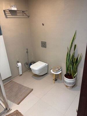 Bathroom in 4 BHK Apartment at Suyog Platinum Tower, Sangamvadi – for Sale