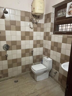 Bathroom in 3 BHK Builder Floor at Palam Vihar – for Rent
