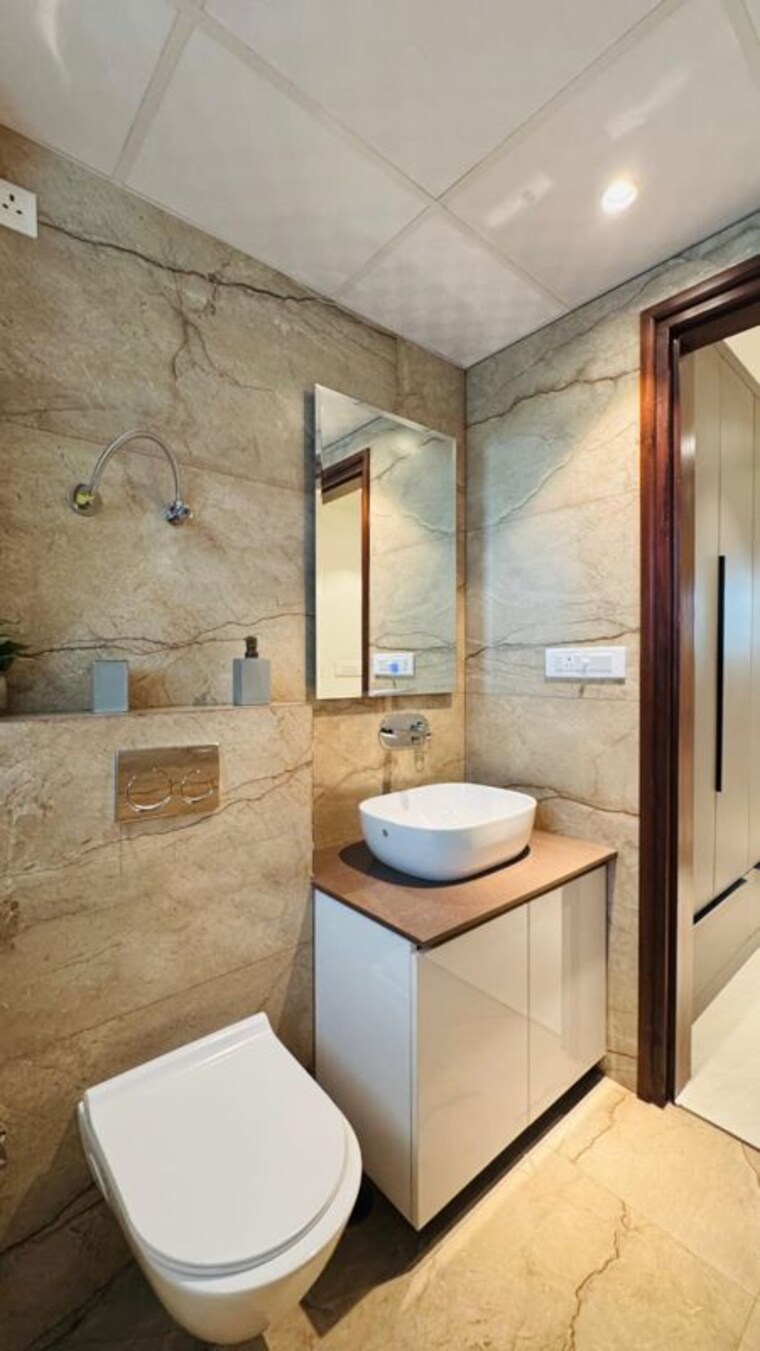 Bathroom, northview-homez 3 Bedroom 1200 Sq.Ft. Apartment In Ambala Highway Zirakpur 10767445