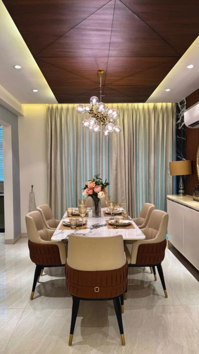 Dining area, northview-homez 3 Bedroom 1200 Sq.Ft. Apartment In Ambala Highway Zirakpur 10767445